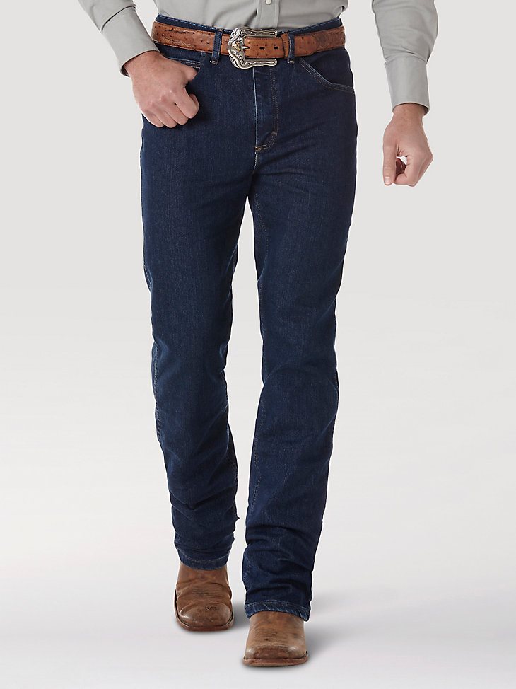 Premium Performance Cowboy Cut Advanced Comfort Wicking Slim Fit Jean in Midnight Rinse