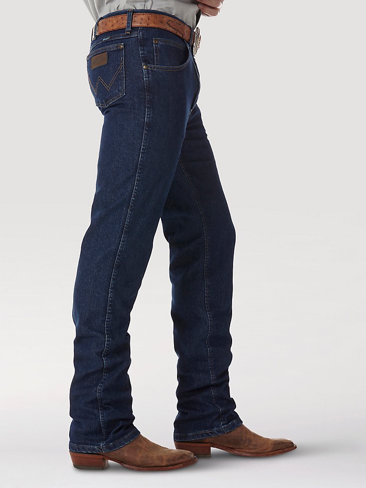 Premium Performance Cowboy Cut Advanced Comfort Wicking Slim Fit Jean in Midnight Rinse