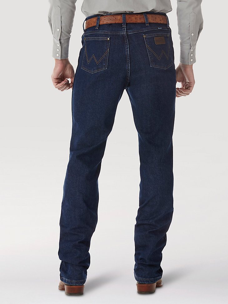 Premium Performance Cowboy Cut Advanced Comfort Wicking Slim Fit Jean in Midnight Rinse