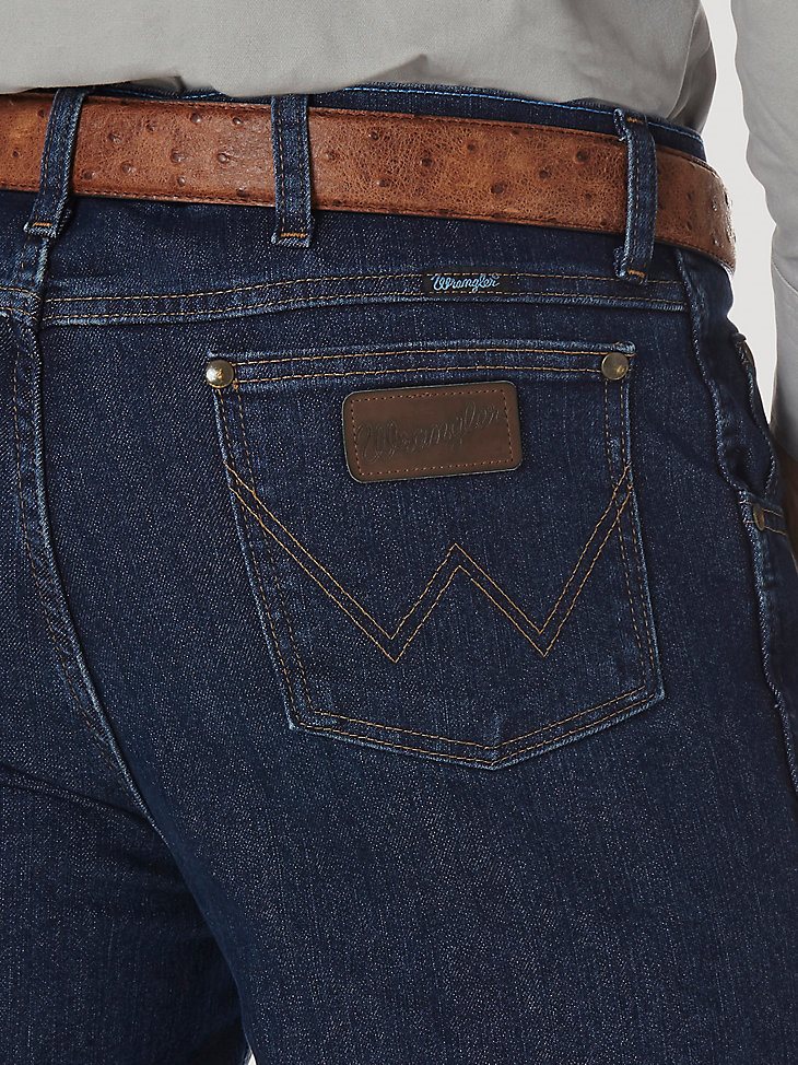 Premium Performance Cowboy Cut Advanced Comfort Wicking Slim Fit Jean in Midnight Rinse