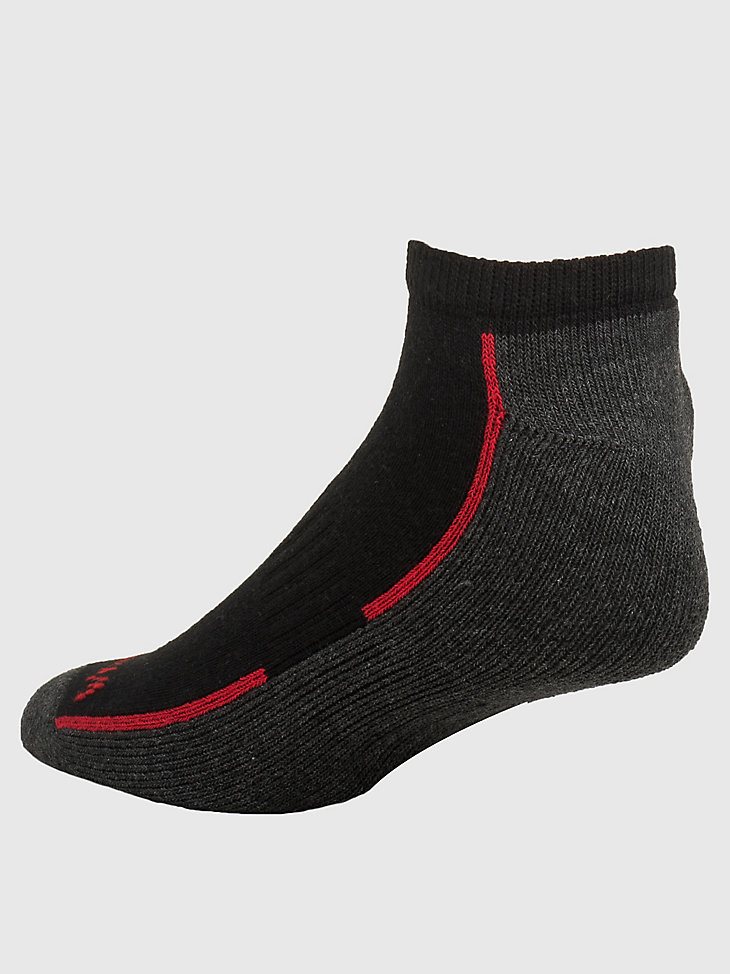 Men's Wrangler Low-Cut Cushioned Socks (6-Pack) in Black