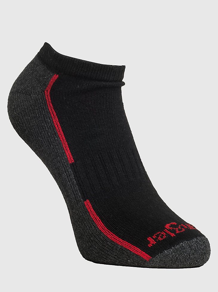 Men's Wrangler Low-Cut Cushioned Socks (6-Pack) in Black