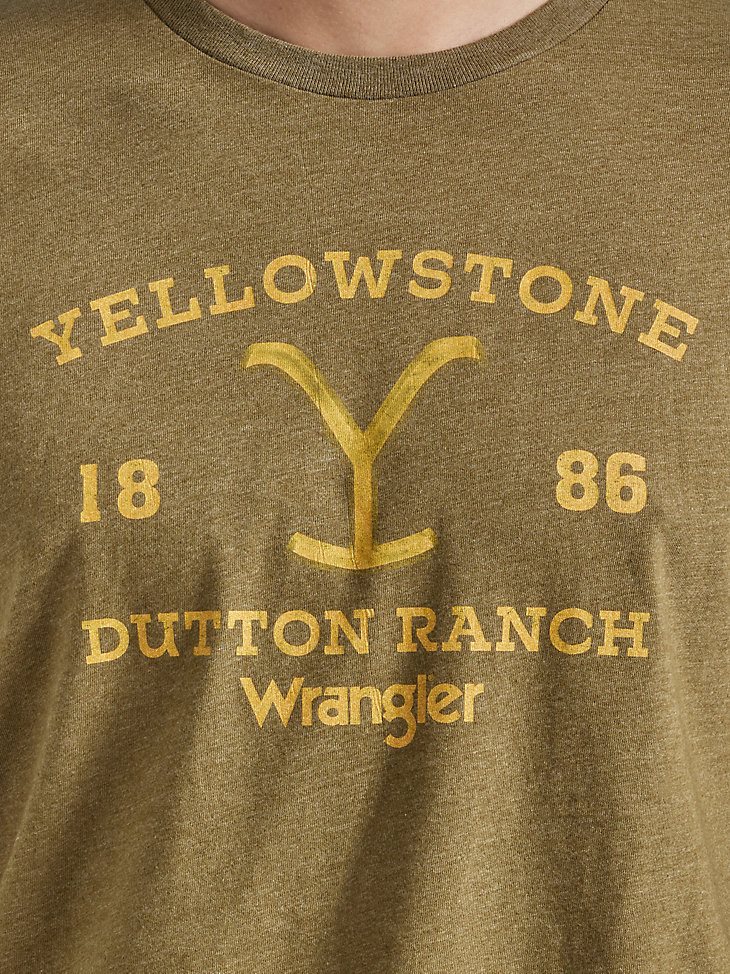 Wrangler x Yellowstone Men's 1886 T-Shirt in Burnt Olive