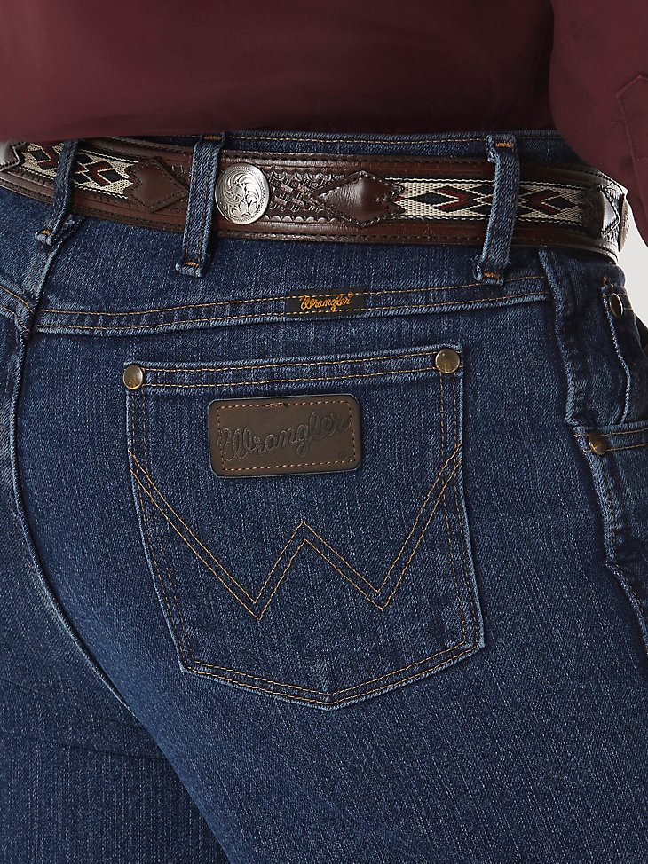 Premium Performance Advanced Comfort Cowboy Cut Slim Fit Jean in MS Wash