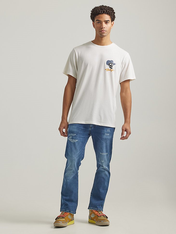 Men's Desert Cowboy T-Shirt in Marshmallow