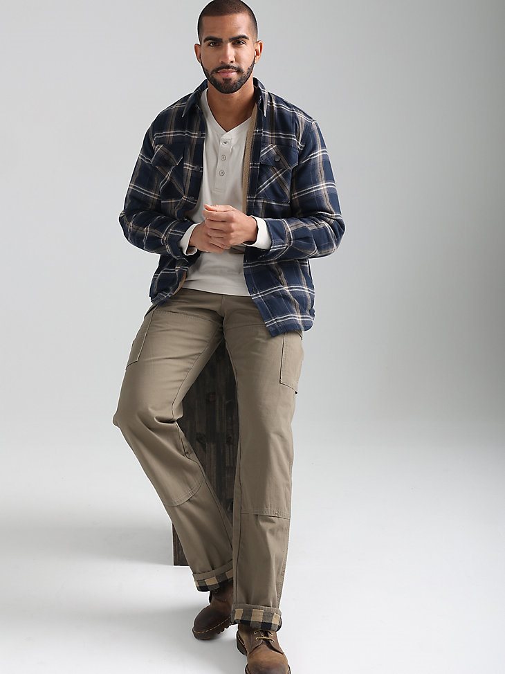 Wrangler RIGGS WORKWEAR Lined Ripstop Ranger Pant in Bark