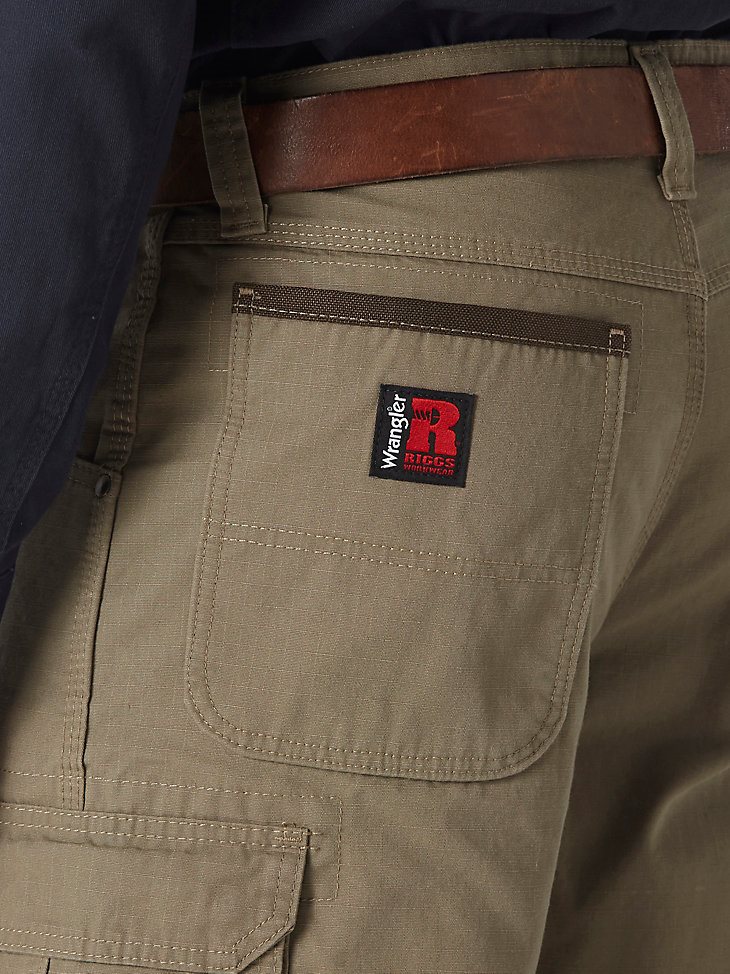 Wrangler RIGGS WORKWEAR Lined Ripstop Ranger Pant in Bark
