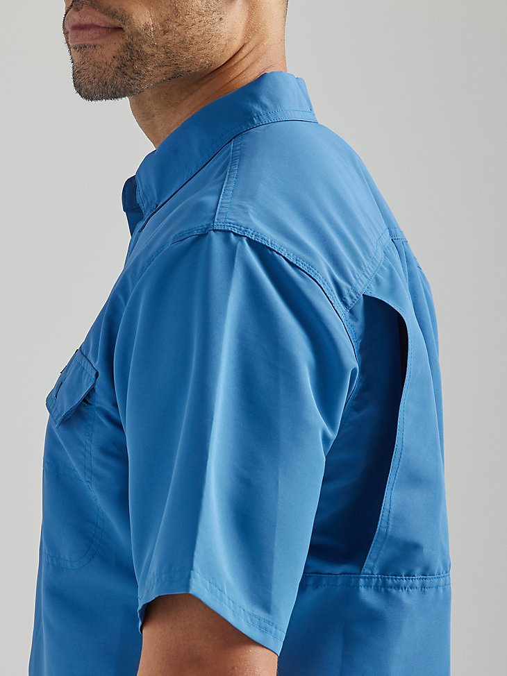 Wrangler RIGGS Workwear Lightweight Work Shirt in Dark Blue