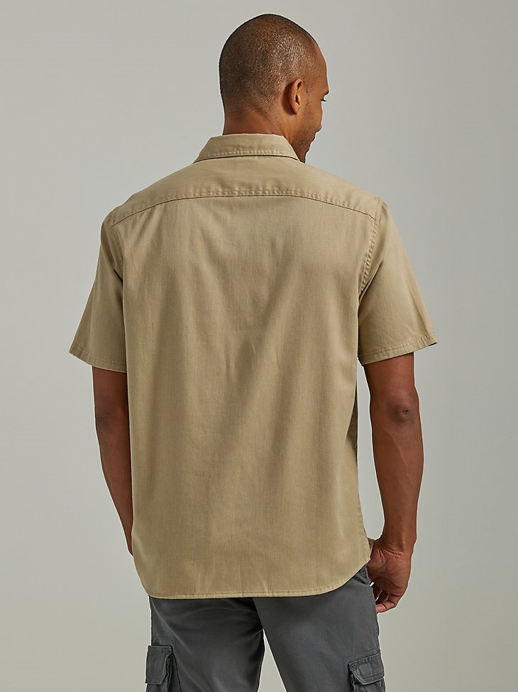 Wrangler Men's Epic Soft Flex Twill Shirt in Twill