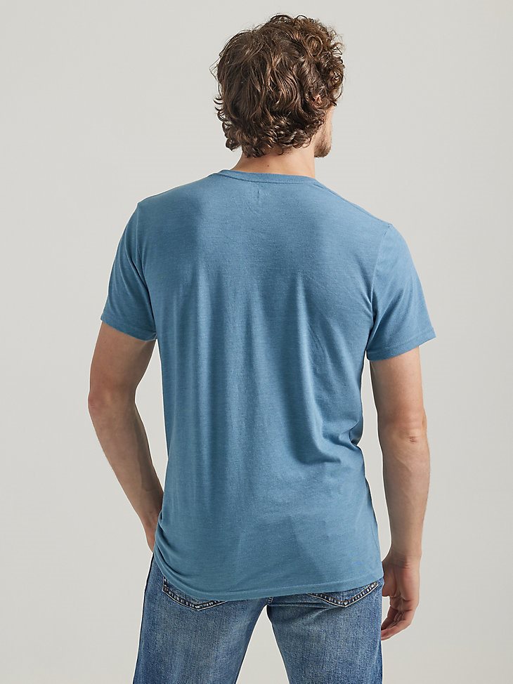 Men's Made in West Graphic T-Shirt in Medium Blue