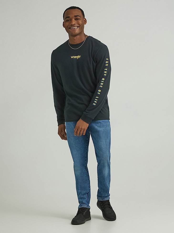 Men's Ride of Life T-Shirt in Jet Black