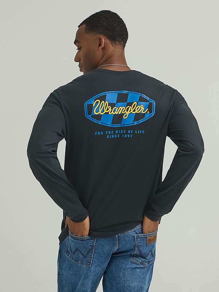 Men's Ride of Life T-Shirt in Jet Black