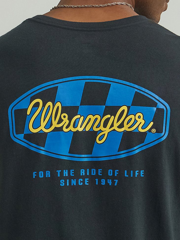 Men's Ride of Life T-Shirt in Jet Black