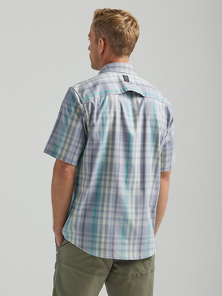 ATG By Wrangler Men's Horizon Plaid Shirt in Kure Plaid