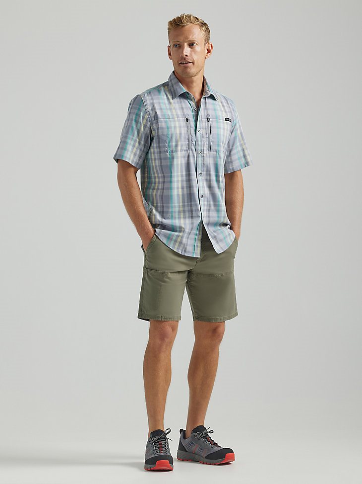 ATG By Wrangler Men's Horizon Plaid Shirt in Kure Plaid