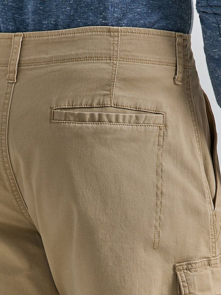 Men's Wrangler Authentics Stretch Cargo Short in Grain