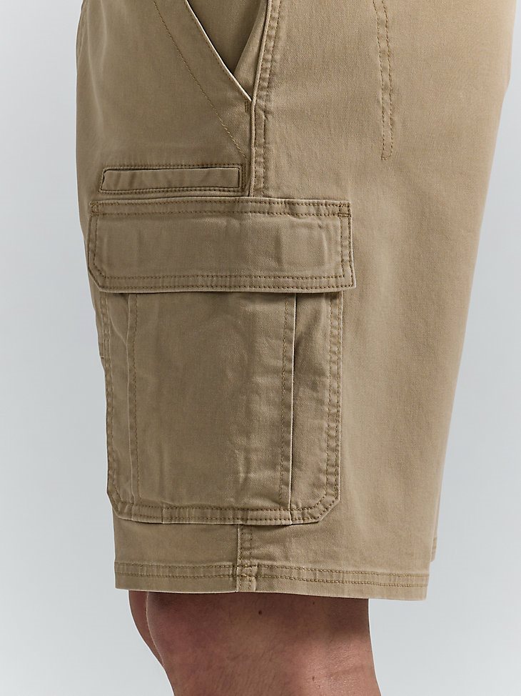 Men's Wrangler Authentics Stretch Cargo Short in Grain