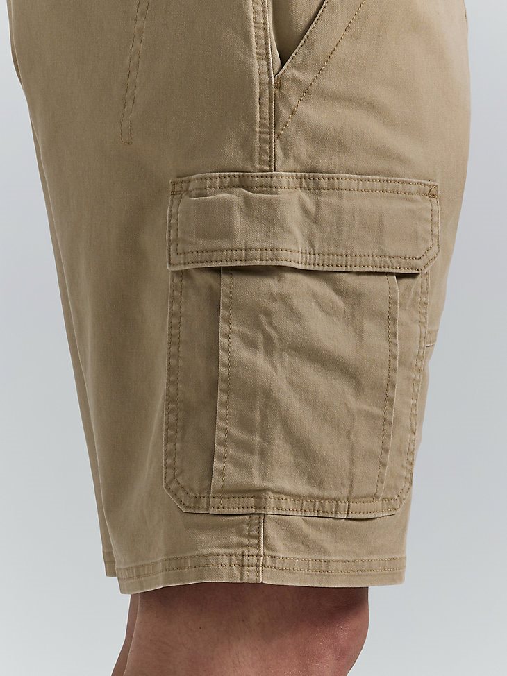 Men's Wrangler Authentics Stretch Cargo Short in Grain