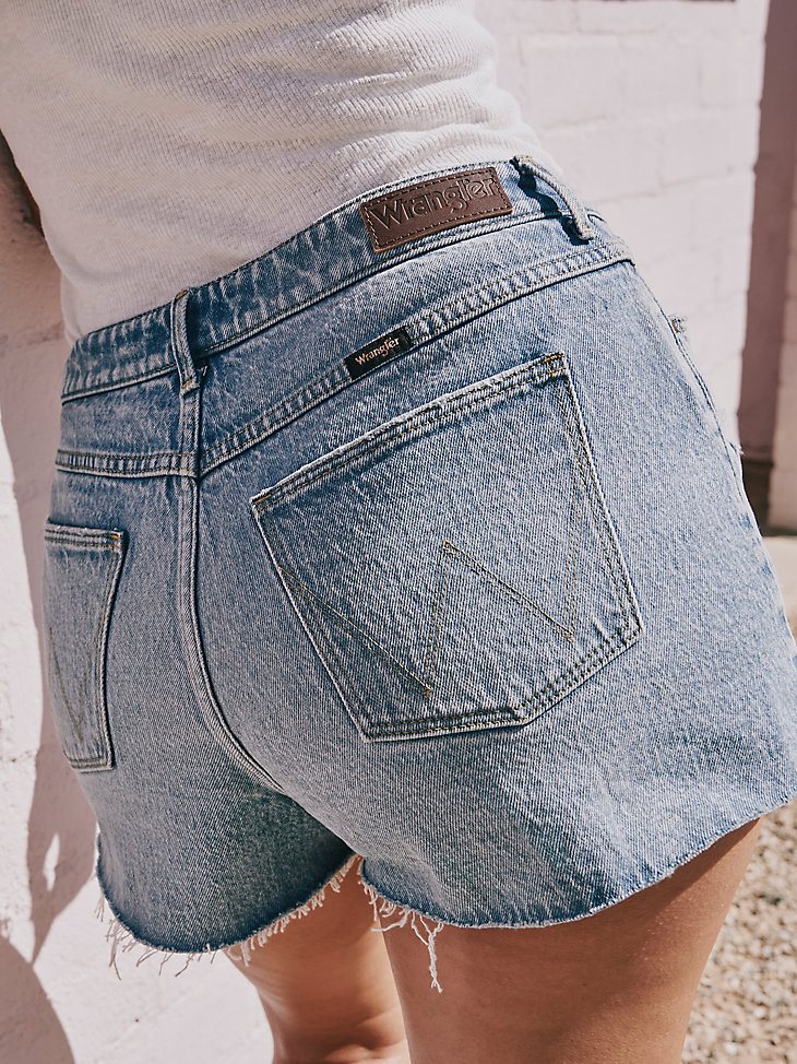Women's High Rise Vintage Cut-Off Short in Bloom