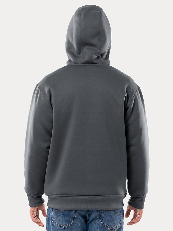 Men's Sherpa Lined Workwear Jacket in Charcoal