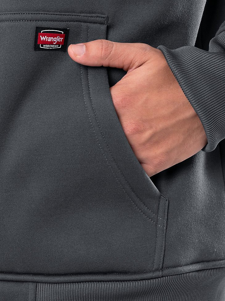 Men's Sherpa Lined Workwear Jacket in Charcoal