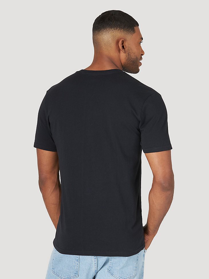 Men's Wrangler Weather The Storm Graphic T-Shirt in Washed Black