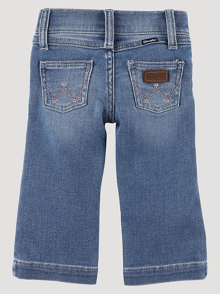 Baby Girl Wide Leg Trouser Jean in Nora