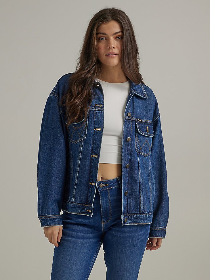 Women's Girlfriend Denim Jacket in Daffodil