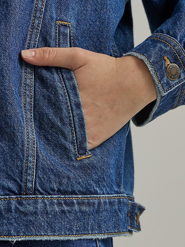 Women's Girlfriend Denim Jacket in Daffodil
