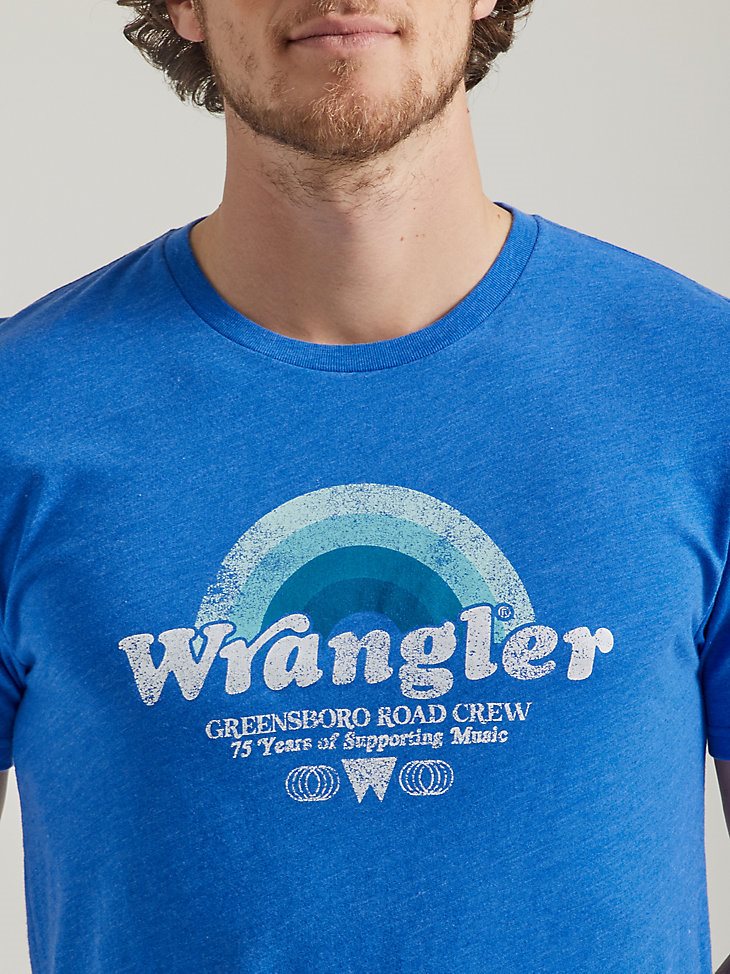 Men's Quality Goods Graphic T-Shirt in Royal Blue