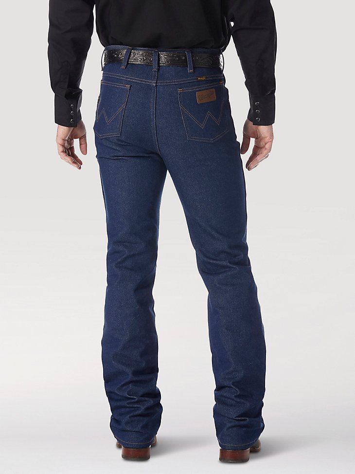 Wrangler Cowboy Cut Bootcut Jean Rigid - Slim Fit Jean in Navy