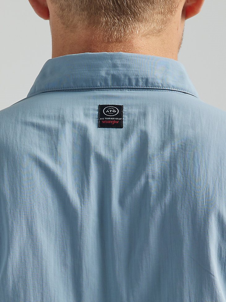ATG By Wrangler Men's Angler Long Sleeve Shirt in Tradewinds