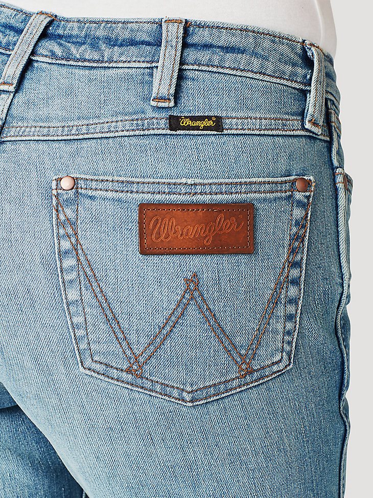 The Wrangler Retro Premium Jean: Women's High Rise Trouser in Emma
