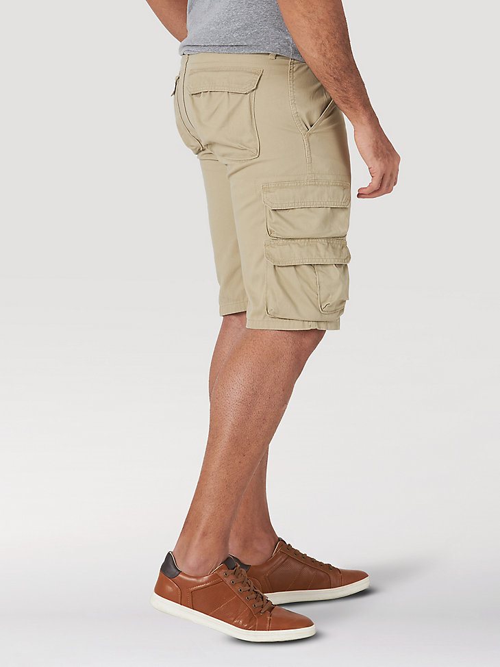 Men's Wrangler Authentics Cargo Short in Camel