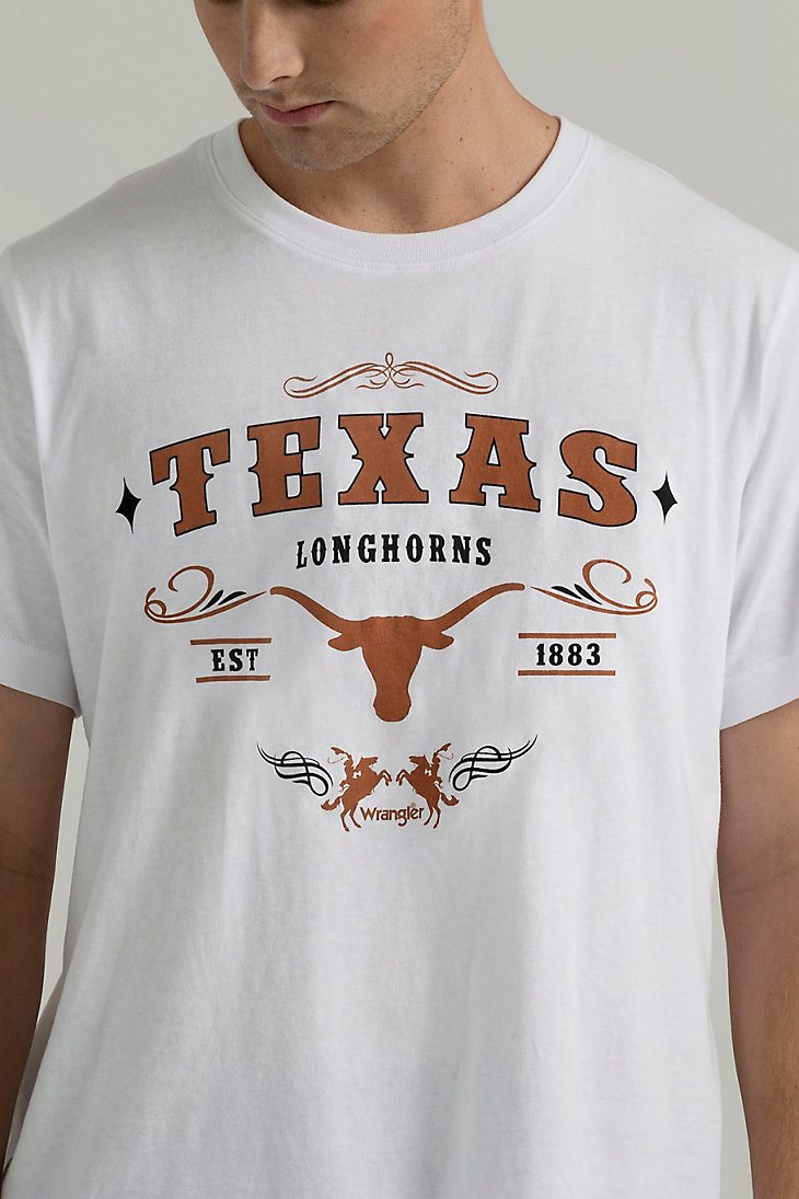 Men's Wrangler Collegiate Logo T-Shirt in University of Texas