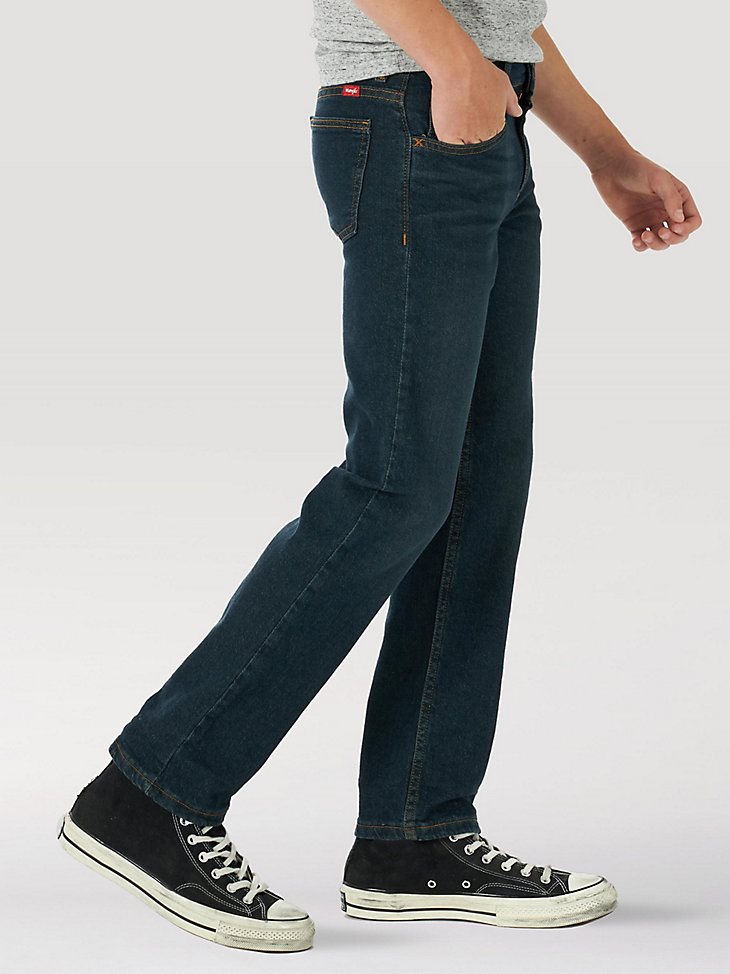 Boy's Wrangler Five Star Flex Straight Leg Jean (4-7) in Dark Night