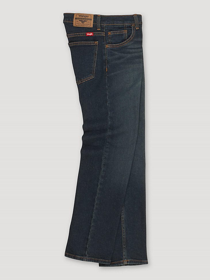 Boy's Wrangler Five Star Flex Straight Leg Jean (4-7) in Dark Night