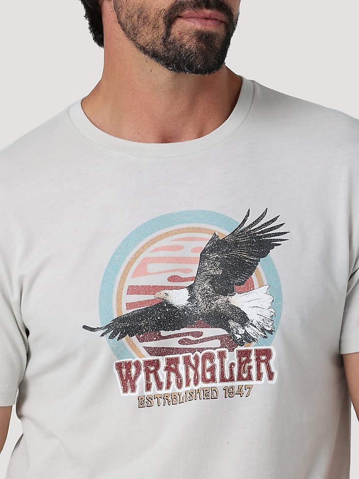 Men's Soaring Eagle Graphic T-Shirt in Lunar Rock Heather