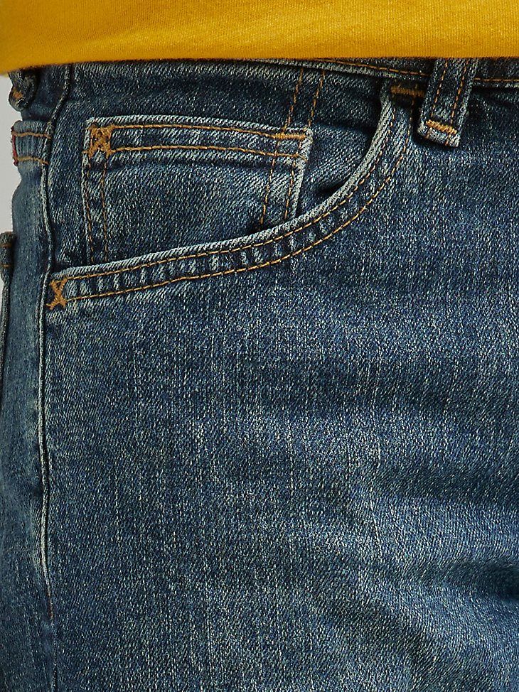Boy's Wrangler Five Star Classic Straight Fit Jean (8-16) in Sunkissed Denim