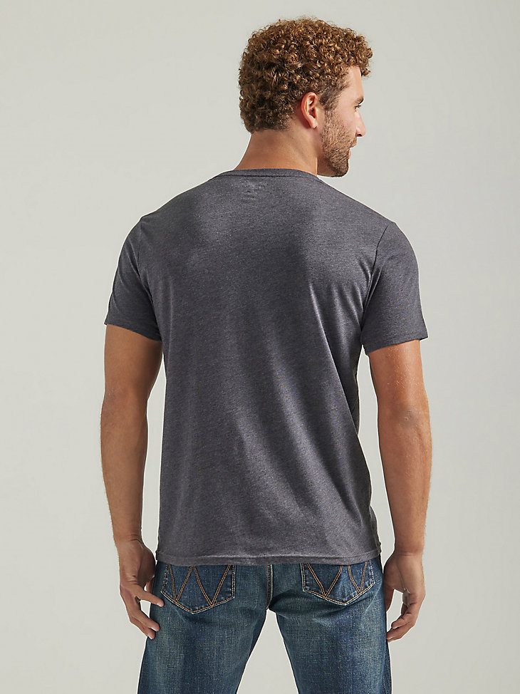 Men's Mexico Horse Rider Graphic T-Shirt in Charcoal Heather