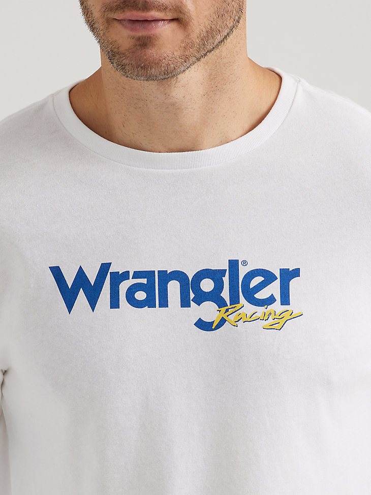 Men's Supercross Racing T-Shirt in Bright White