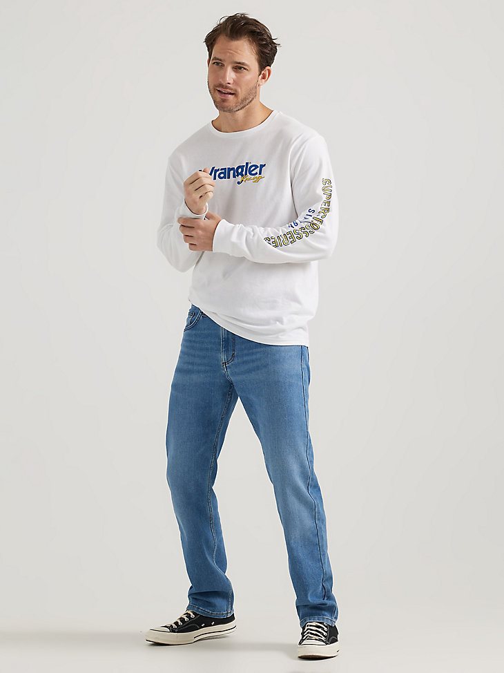 Men's Supercross Racing T-Shirt in Bright White