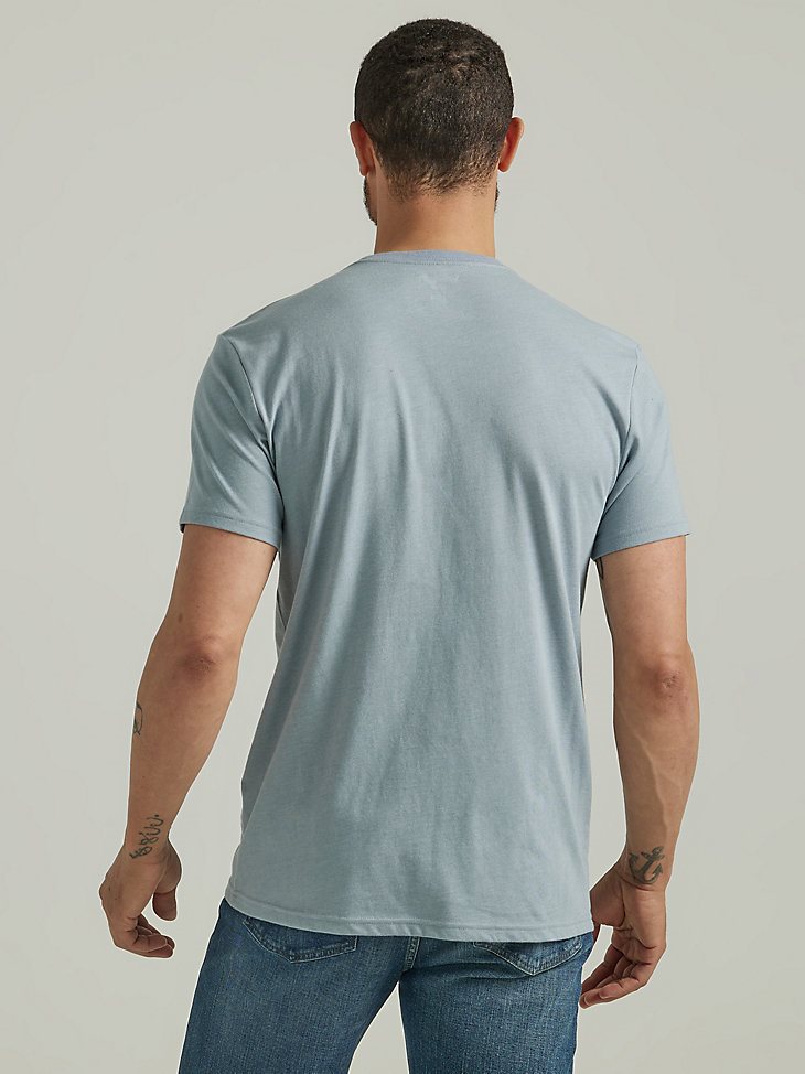 Men's Bison Graphic T-Shirt in Tradewinds Grey