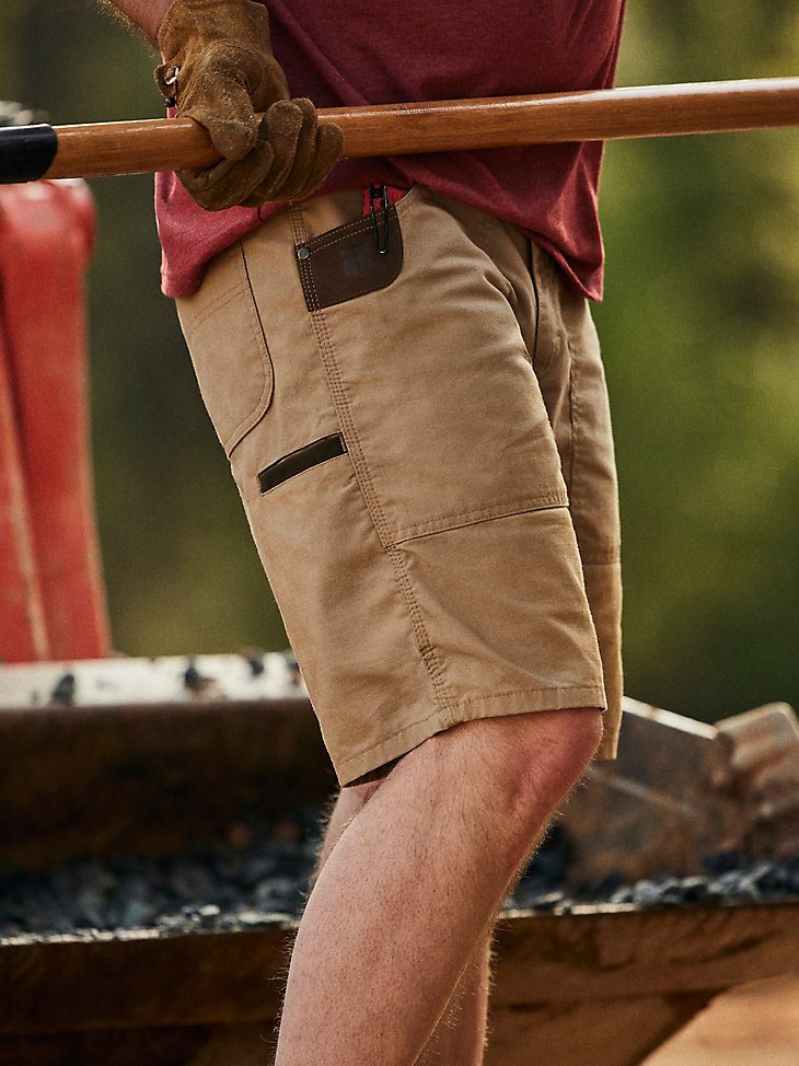 Wrangler RIGGS Workwear Regular Fit Work Short in Golden Khaki
