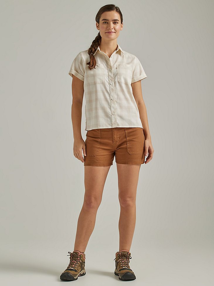 ATG By Wrangler Women's Breeze Shirt in Pina Colada