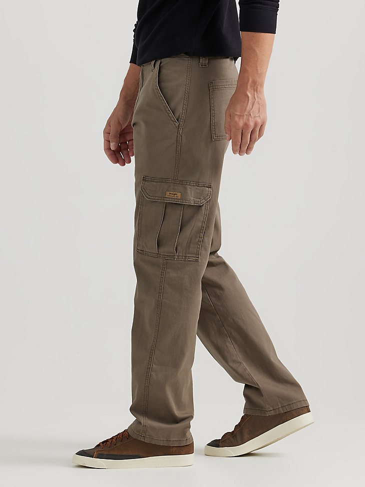 Wrangler Men's Comfort Flex Waist Cargo Pant in Breen