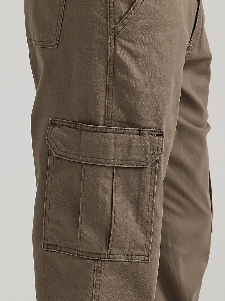 Wrangler Men's Comfort Flex Waist Cargo Pant in Breen