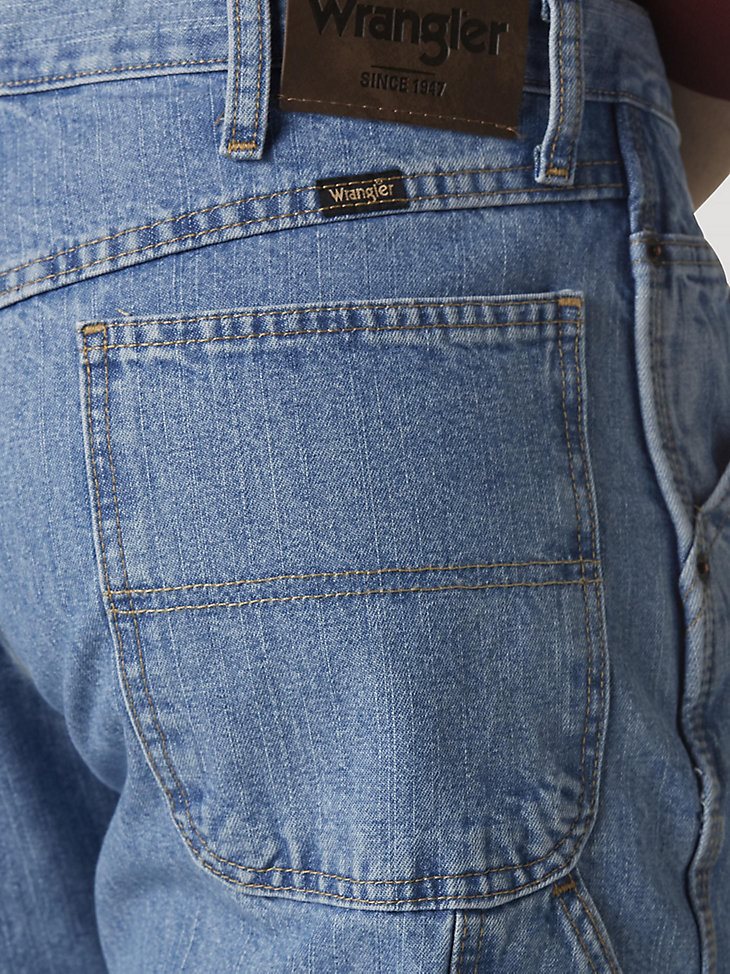 Men's Carpenter Jean in Stone Bleach
