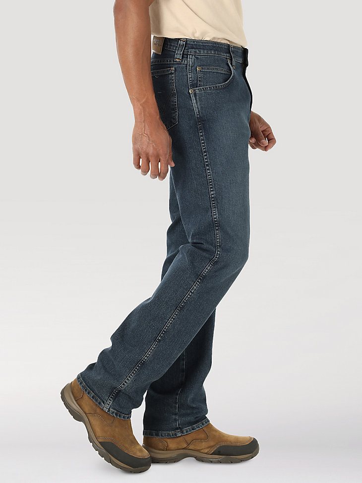 Wrangler Rugged Wear Performance Series Regular Fit Jean in Mid Indigo
