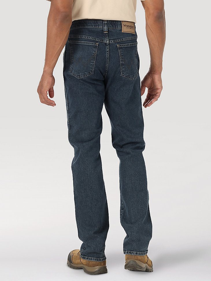 Wrangler Rugged Wear Performance Series Regular Fit Jean in Mid Indigo